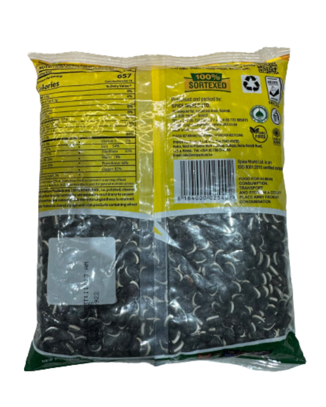 Black Beans Njahi - produce of Kenya