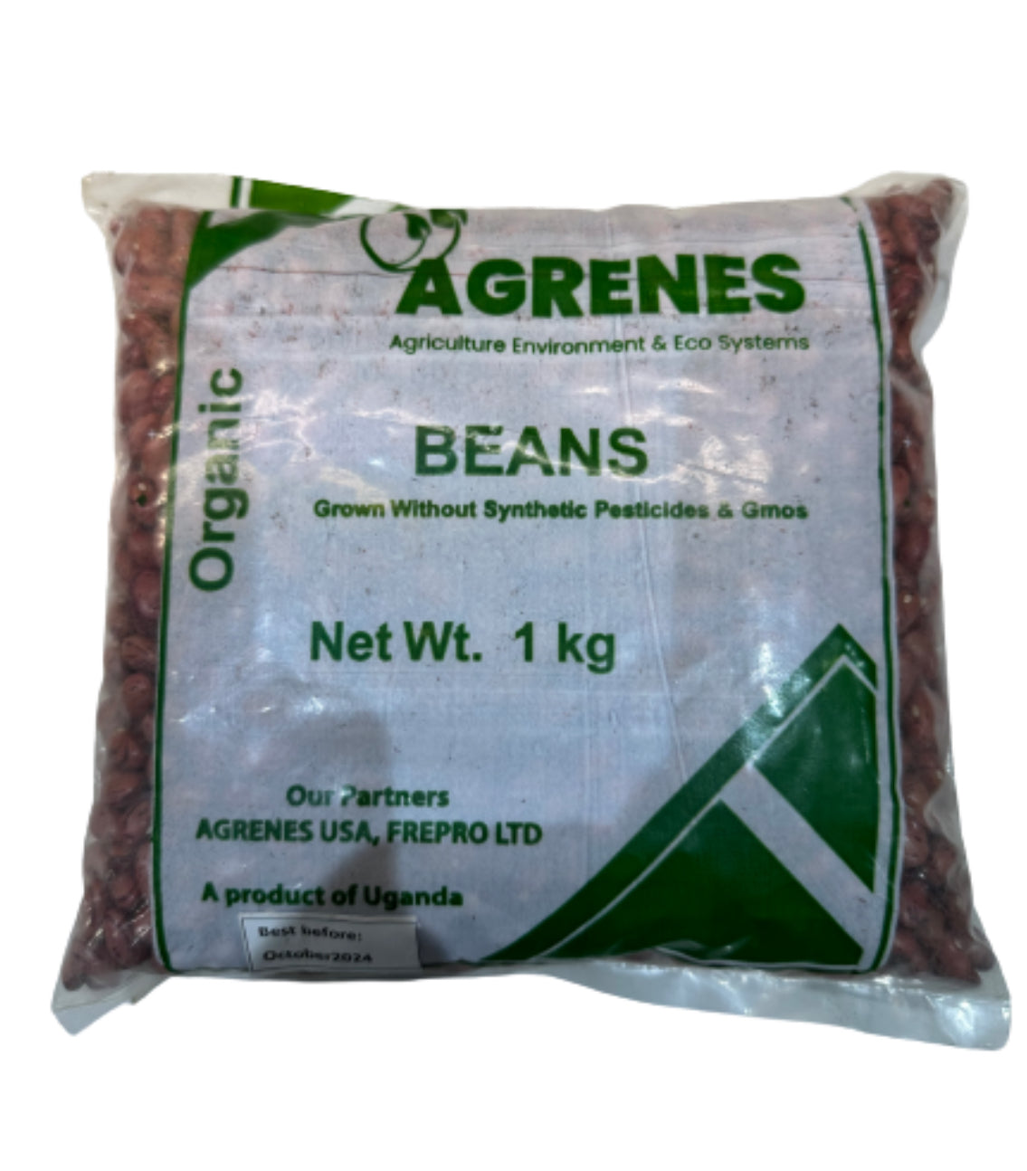 Ugandan Kanyebwa (Brown Eye) beans 1KG - Brand (Agrenes)